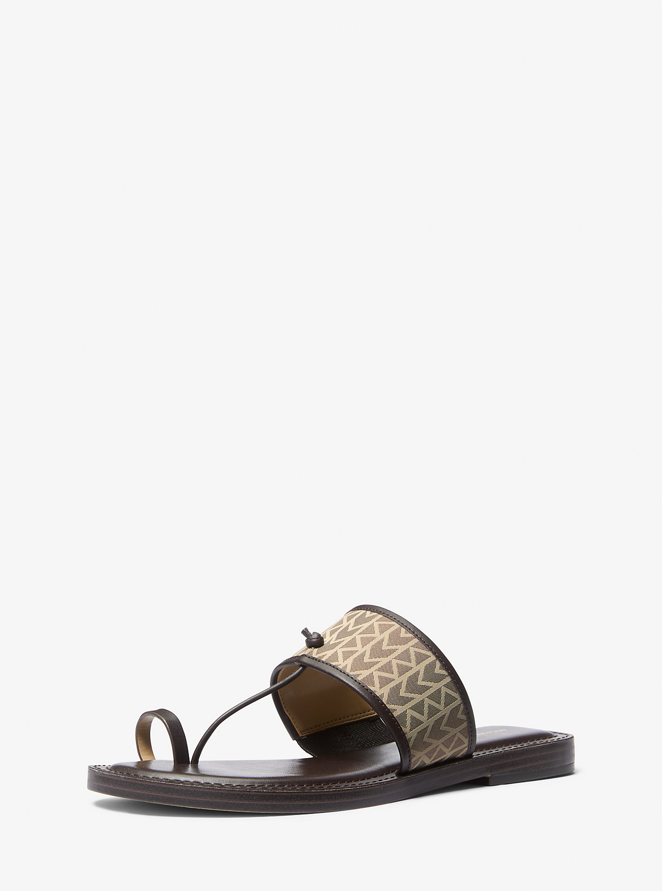 Ashtin MK2000 Logo Jacquard Sandal - NATURLIG