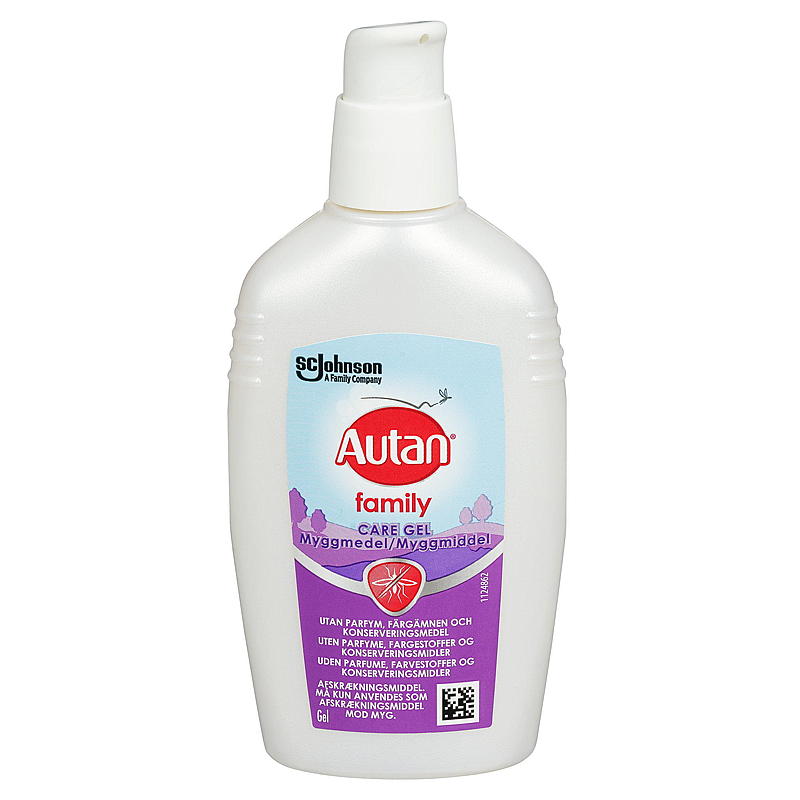 Autan Myggmiddel Family Care Gel 100 ml, Autan