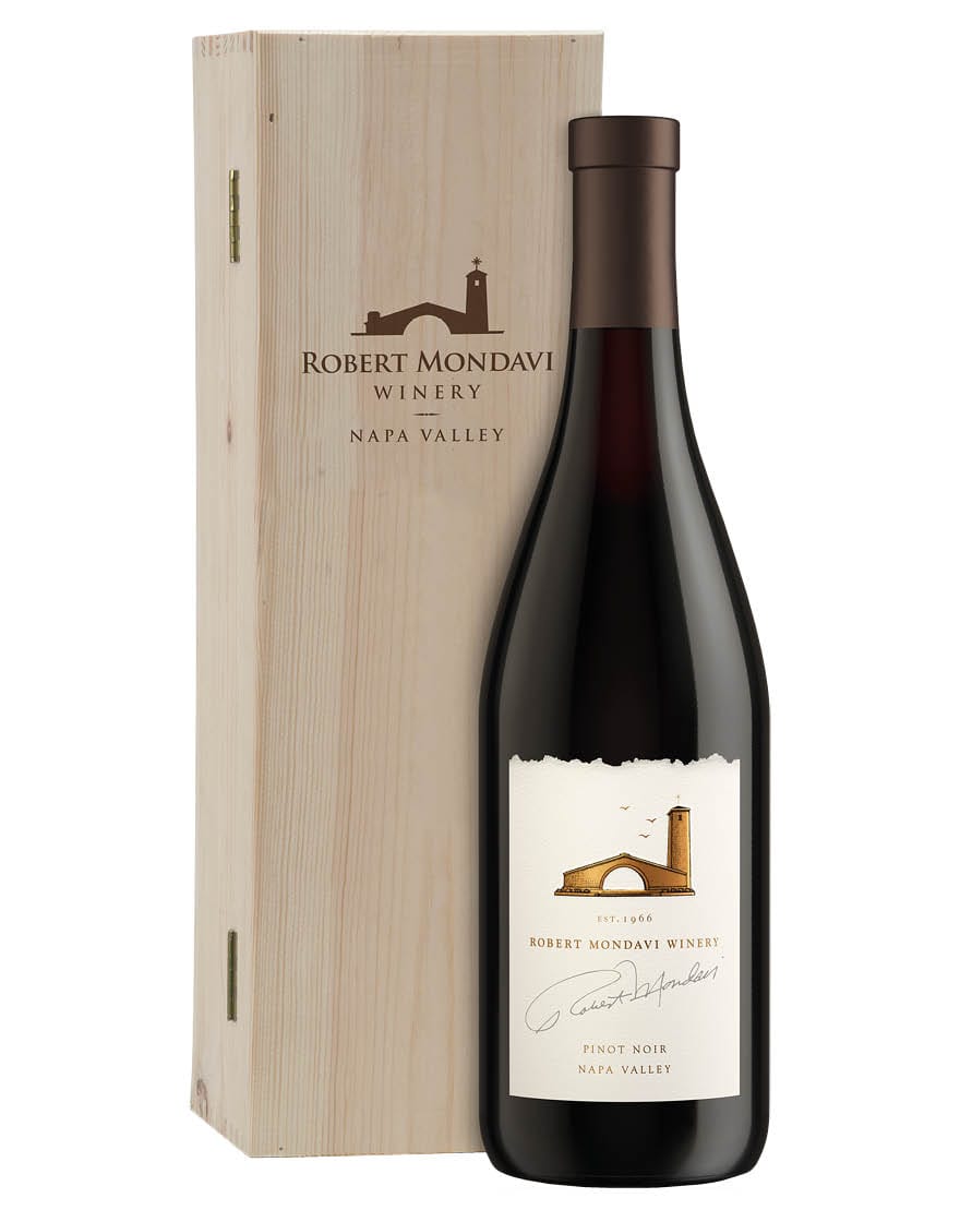 Napa Valley AVA Pinot Nero 2021 Robert Mondavi Winery 0,75 ℓ, Caisse bois