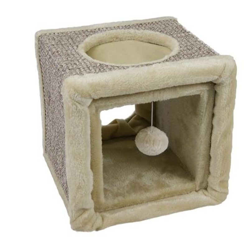 Rohrschneider Katzentunnel Rohrschneider Spieltunnel mit Sisal beige