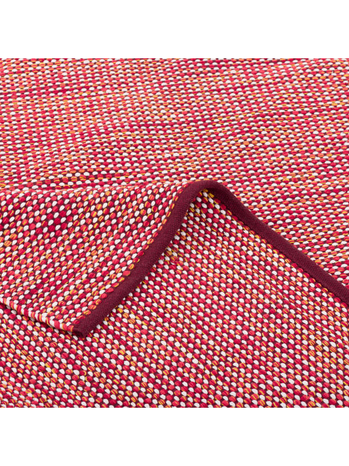 Pergamon Baumwolle Natur Kelim Teppich Sandy Modern in Rot Orange günstig kaufen