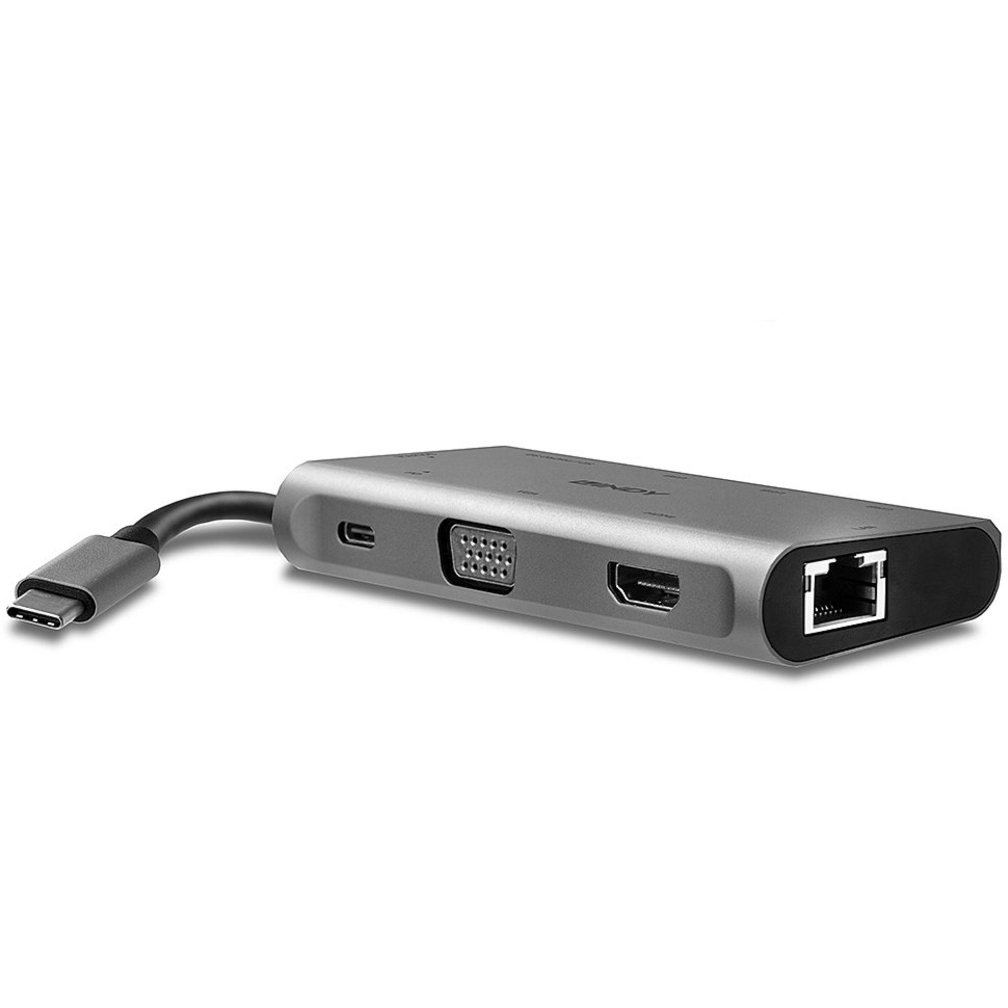 Lindy Laptop-Dockingstation Lindy DST-Mini Plus, Dockingstation, (mit 4K HDMI
