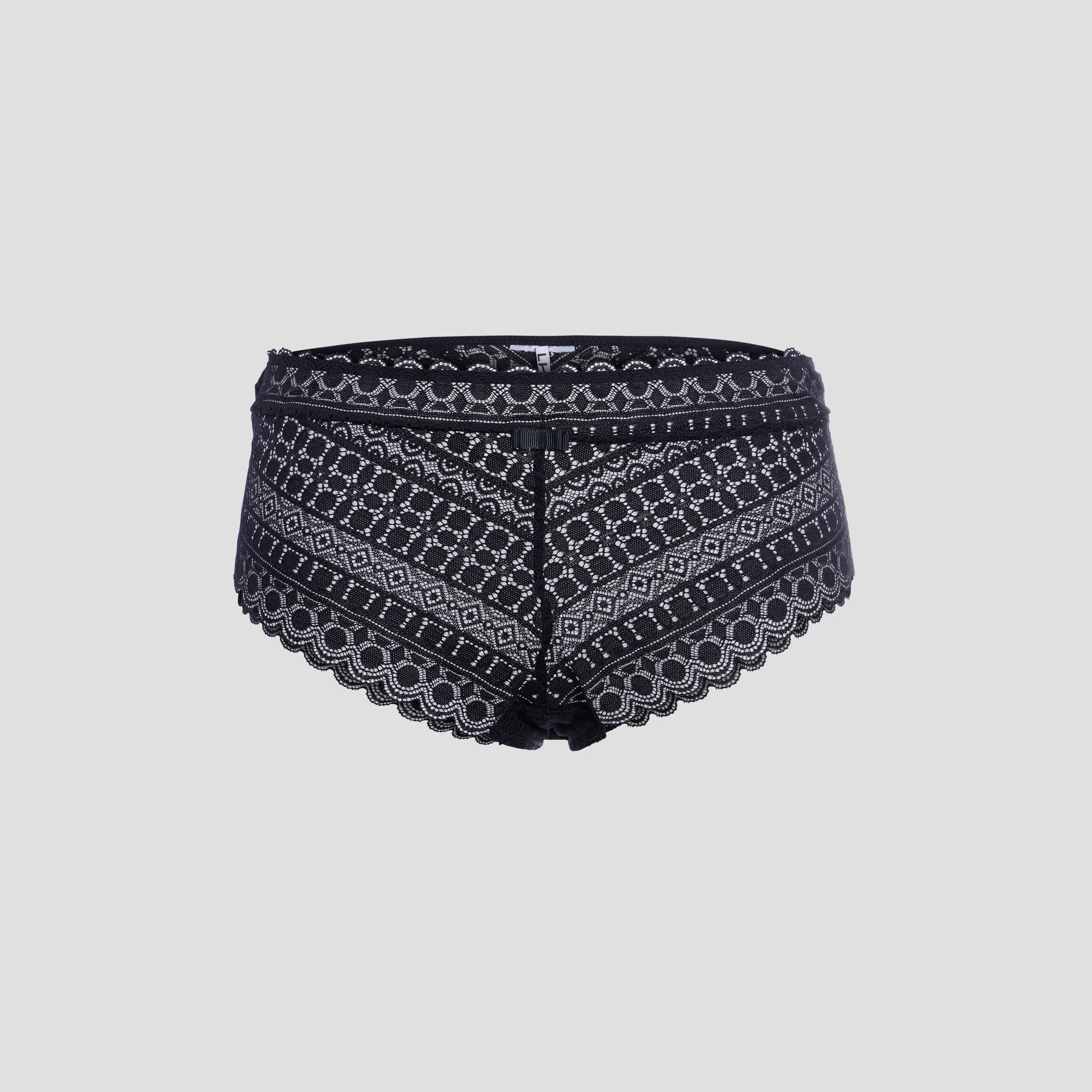Shorty en dentelle noir femme | La Halle
