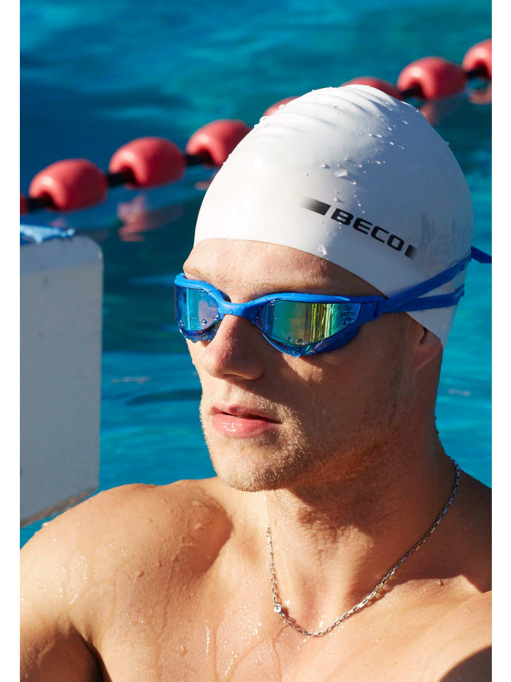BECO the world of aquasports Schwimmbrille CADIZ MIRROR in blau günstig kaufen onesize