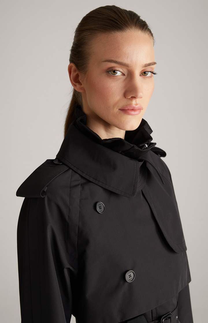 Trenchcoat in Schwarz