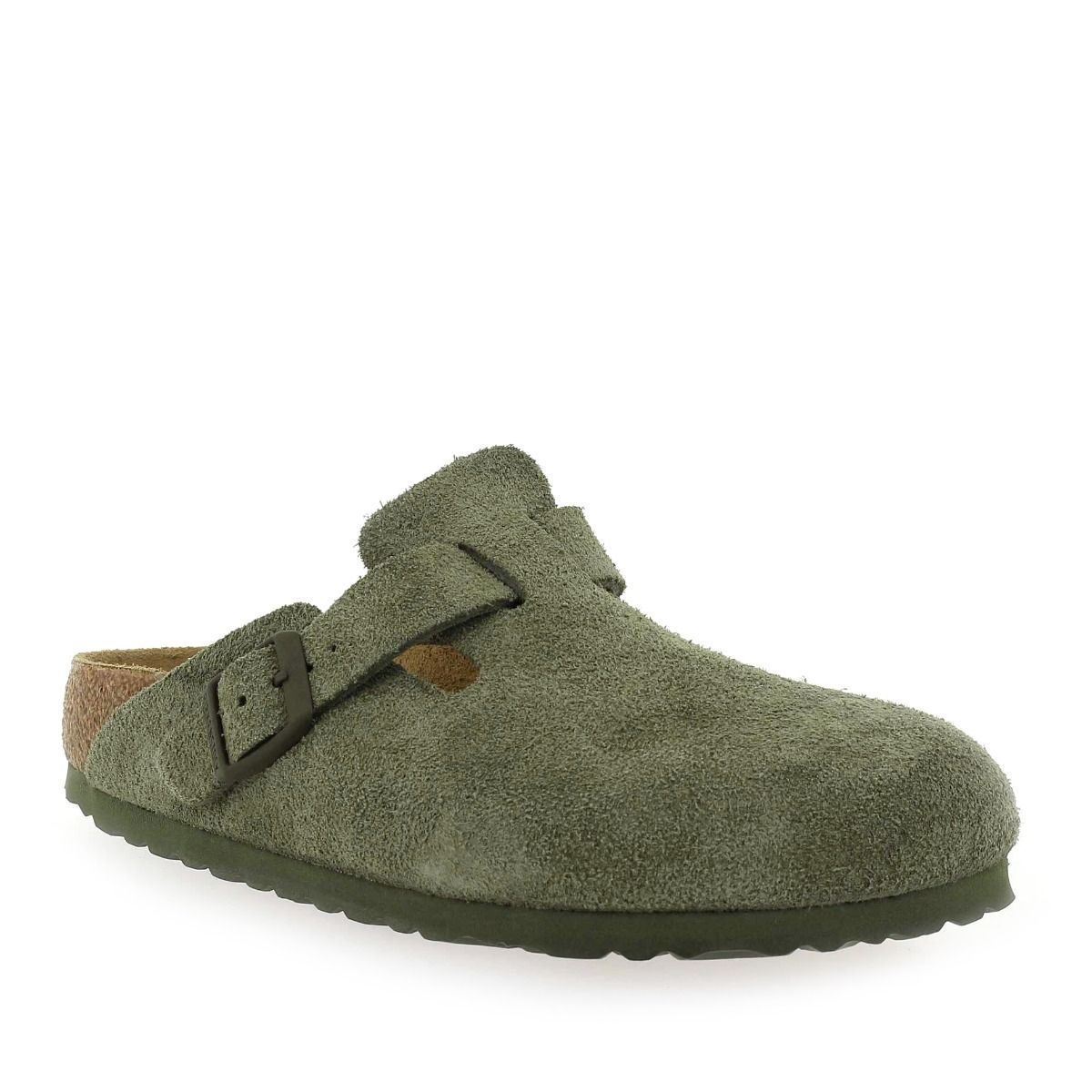 Birkenstock  BOSTON SUEDE - Kaki