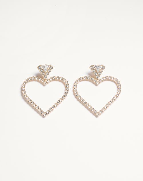 Brincos Coer Royal em metal e cristais Swarovski®