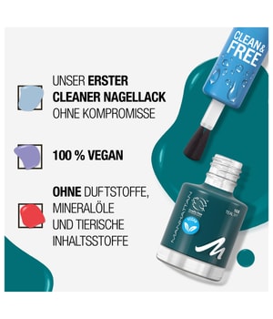 Manhattan Clean & Free Nail Polish Nagellack-8 ml