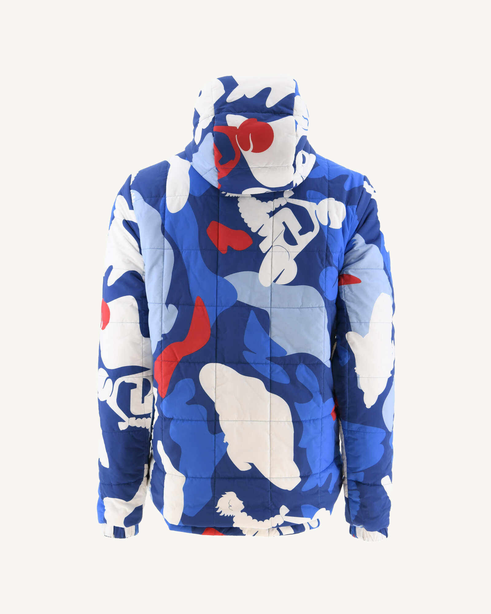 Doudoune Ultralight réversible à capuche Marine/Camo dark denim Vigo