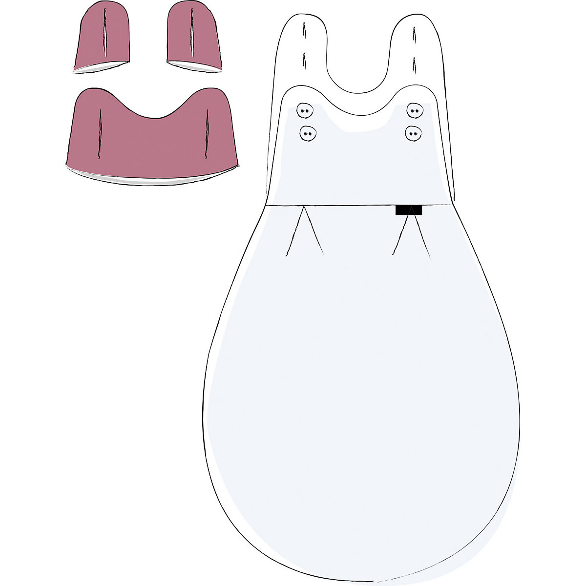 Clean & Dry Schlafsack-Cover (2er Pack), Gr. 68/74