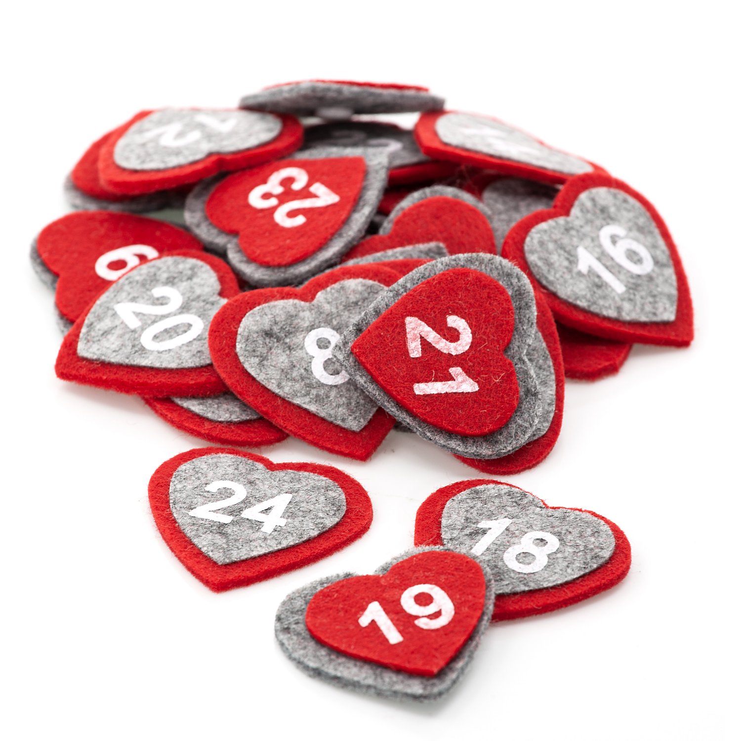 Adventskalender-Zahlen 