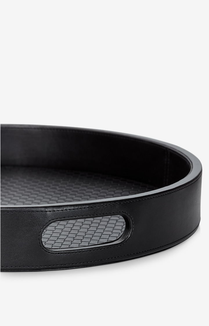 JOOP! Homeline - Rundes Tablett in Schwarz, klein