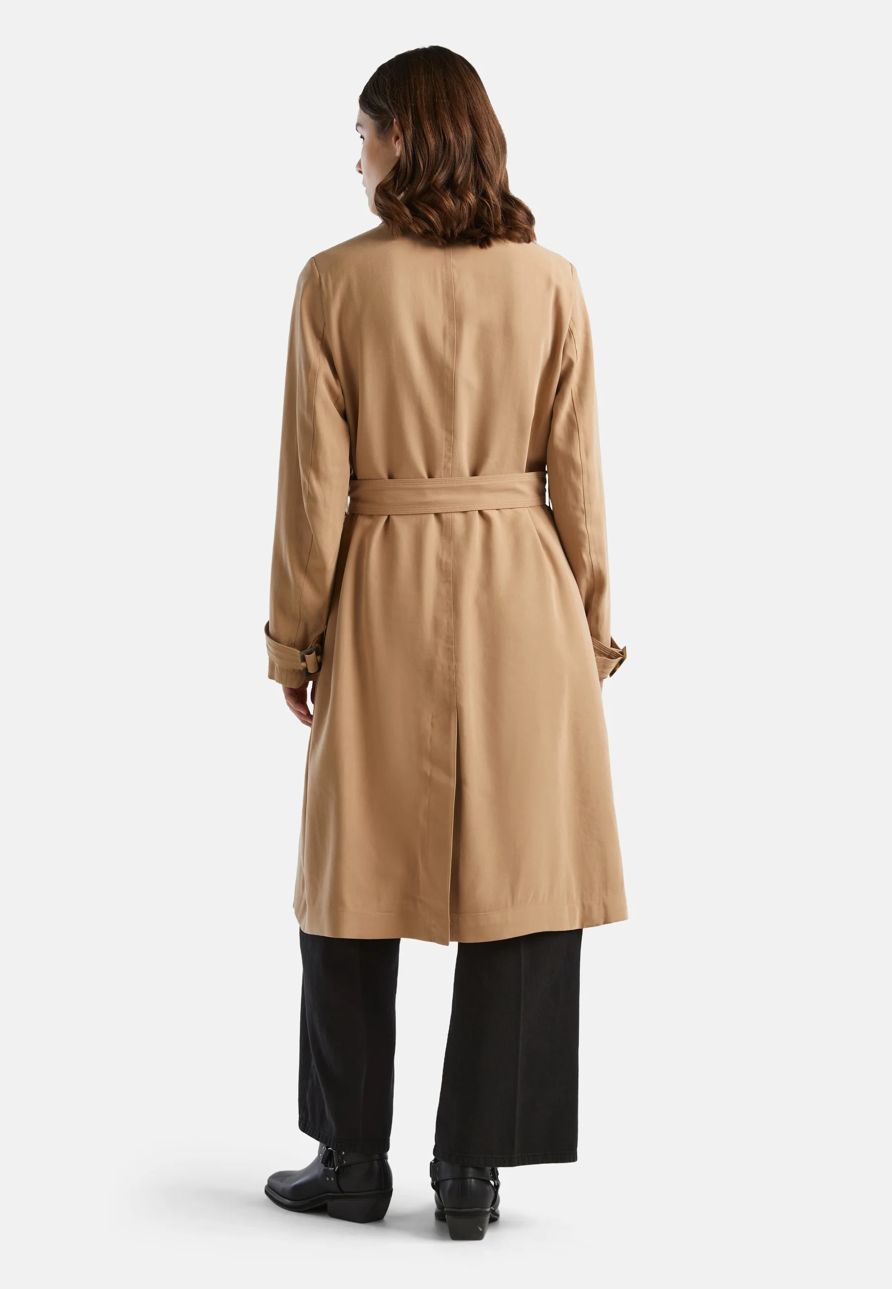Gabardina cruzada United Colors of Benetton