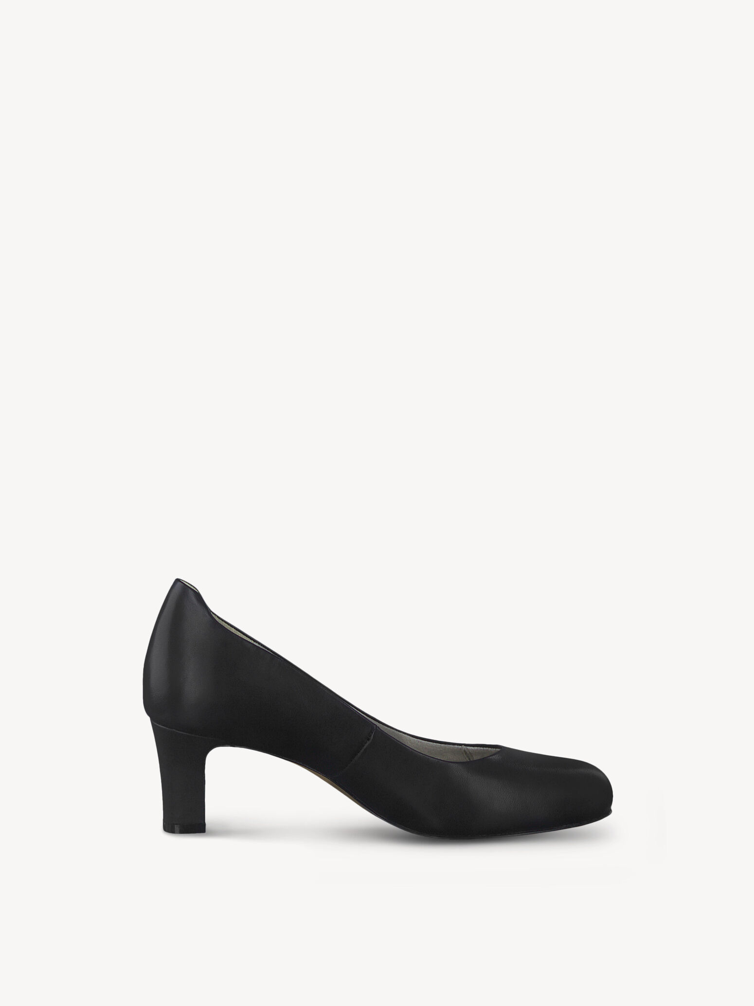 Escarpin en cuir - noir
