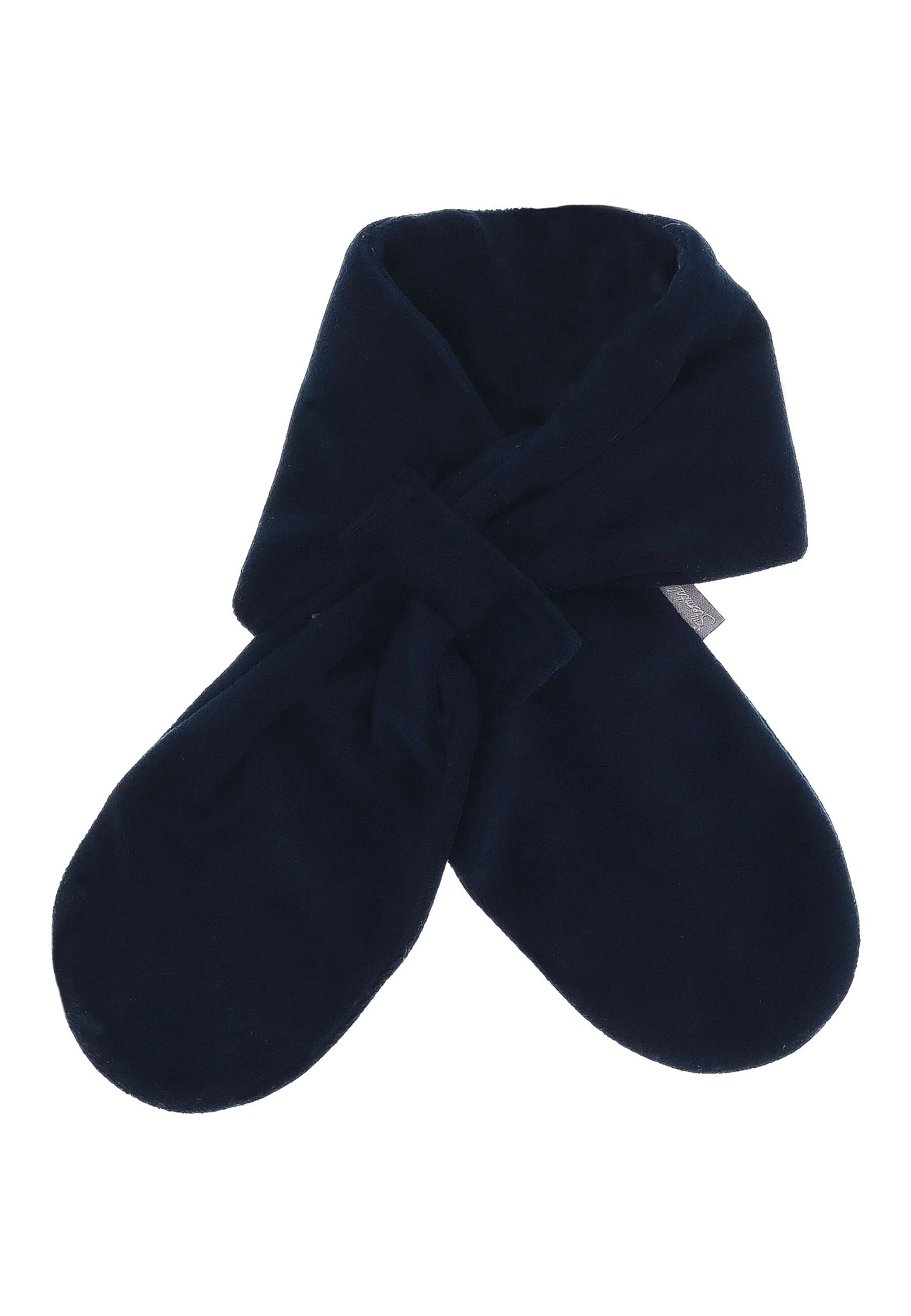 Schal aus Microfleece melange (recycelt) m. Riegel