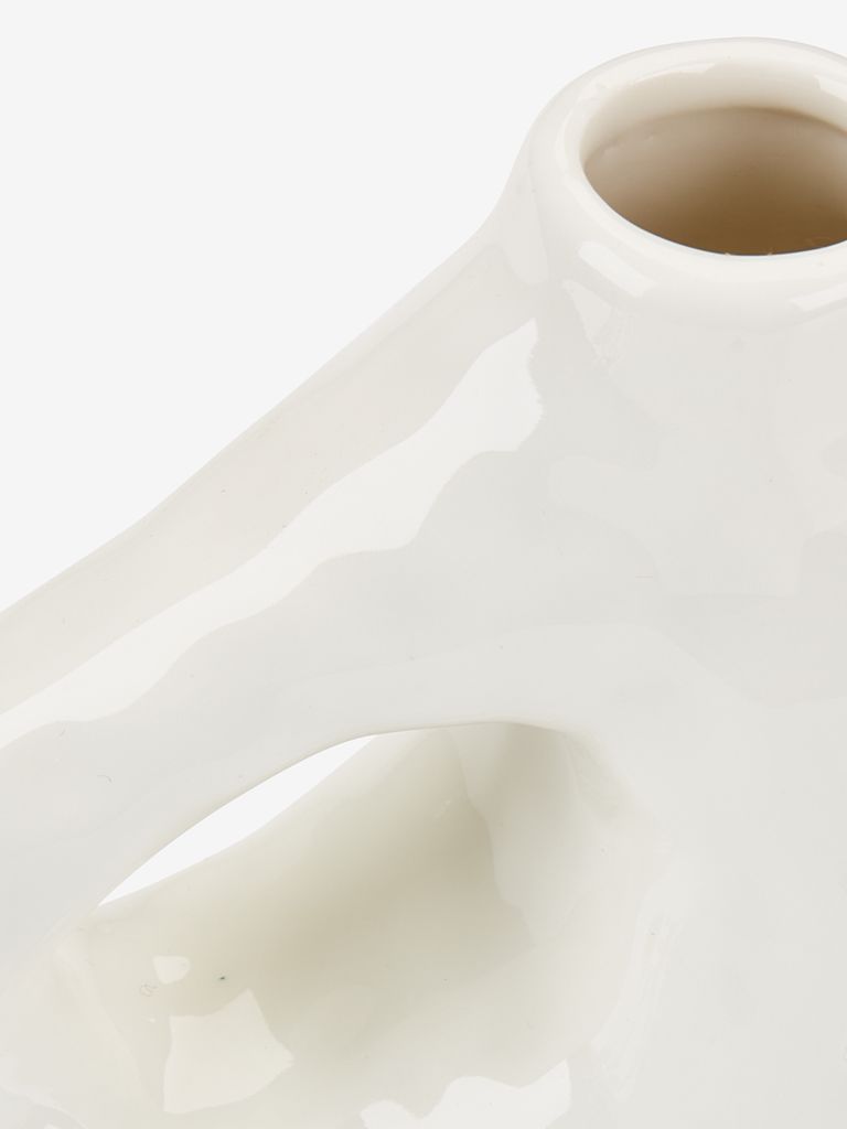 SIGFRED Vaso SIGFRED L16xD7xA14cm branco