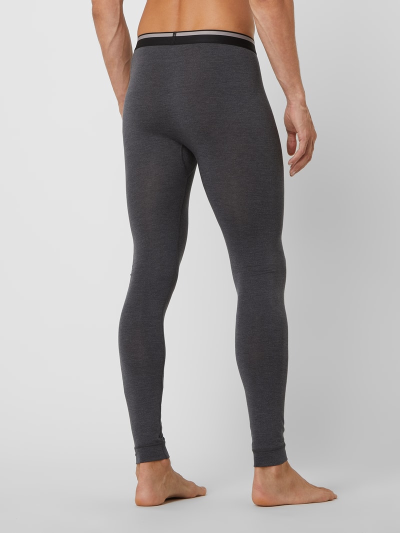 Long Johns aus Mikrofaser in anthrazit