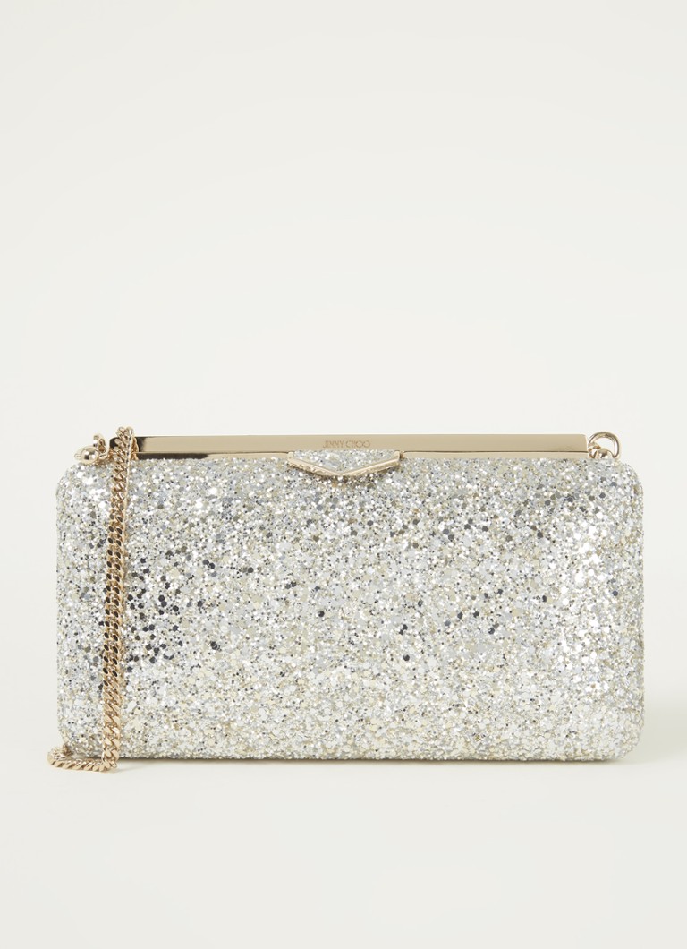 Clutch Jimmy Choo Ellipse com glitter