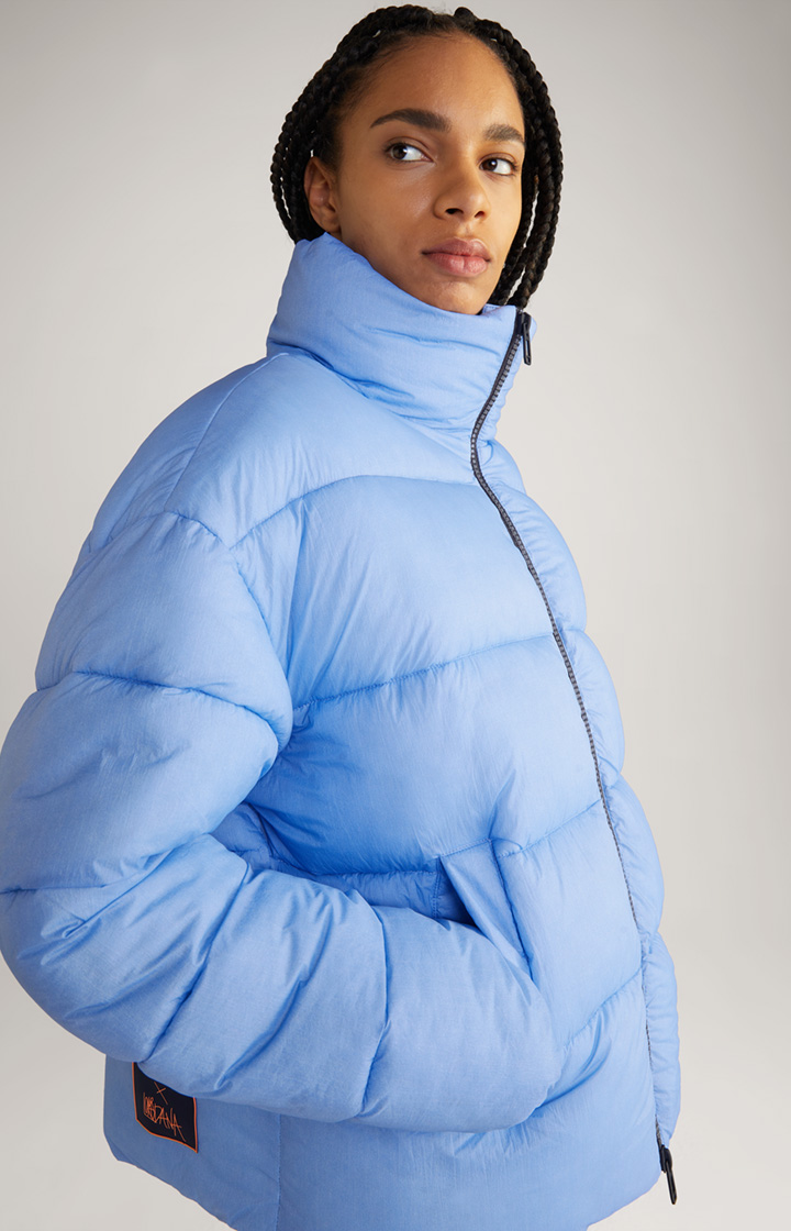 Unisex-Steppjacke in Hellblau