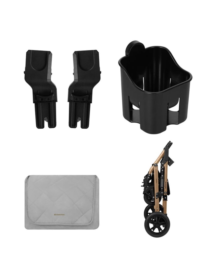 Kikkaboo Kinderwagen 3 in 1 Amaia in grau günstig kaufen onesize