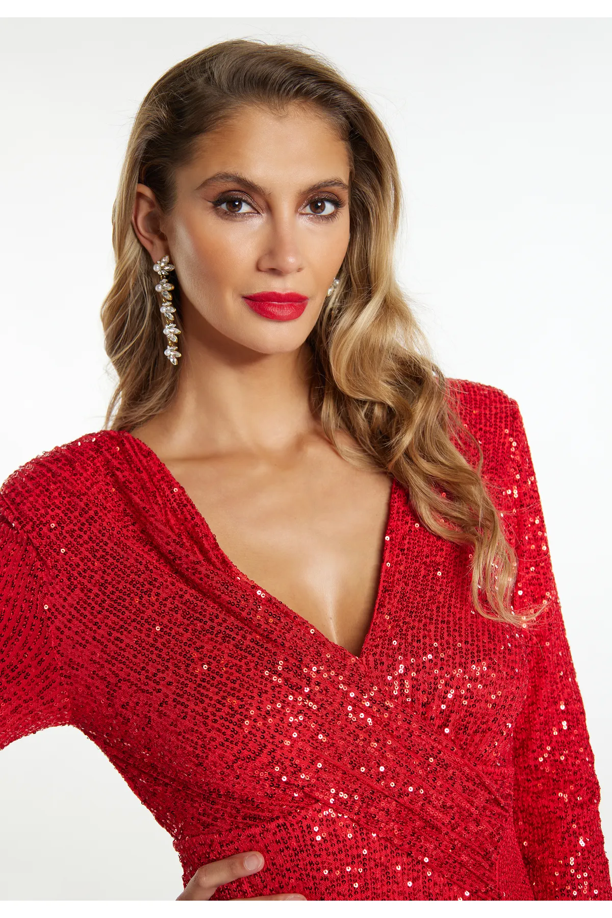 Faina  Paillettenkleid caissa