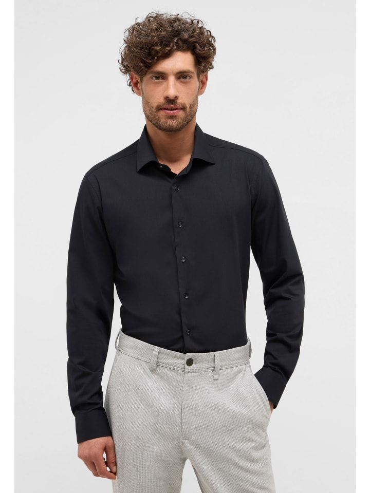 Eterna Hemd SLIM FIT in schwarz günstig kaufen