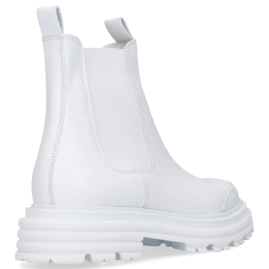 305 SOBE - Chelsea Boots ELAINE Kalbsleder - weiß