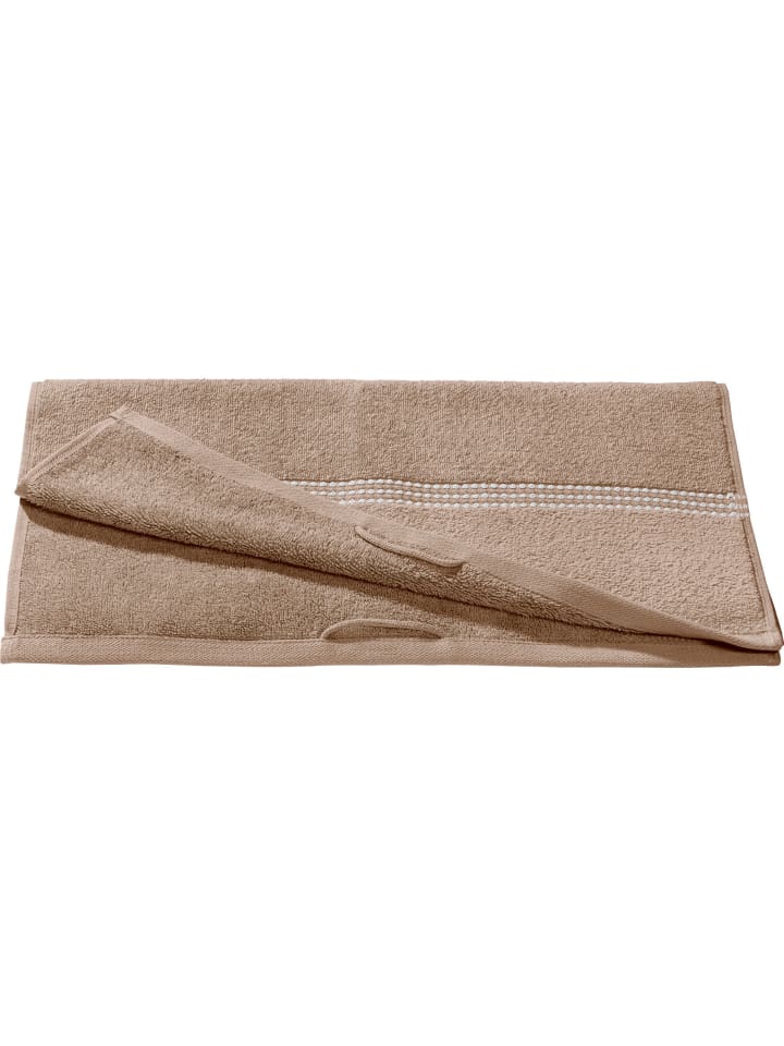 Erwin Müller Duschtuch 2er-Pack Mannheim in beige günstig kaufen 70 x 140 cm