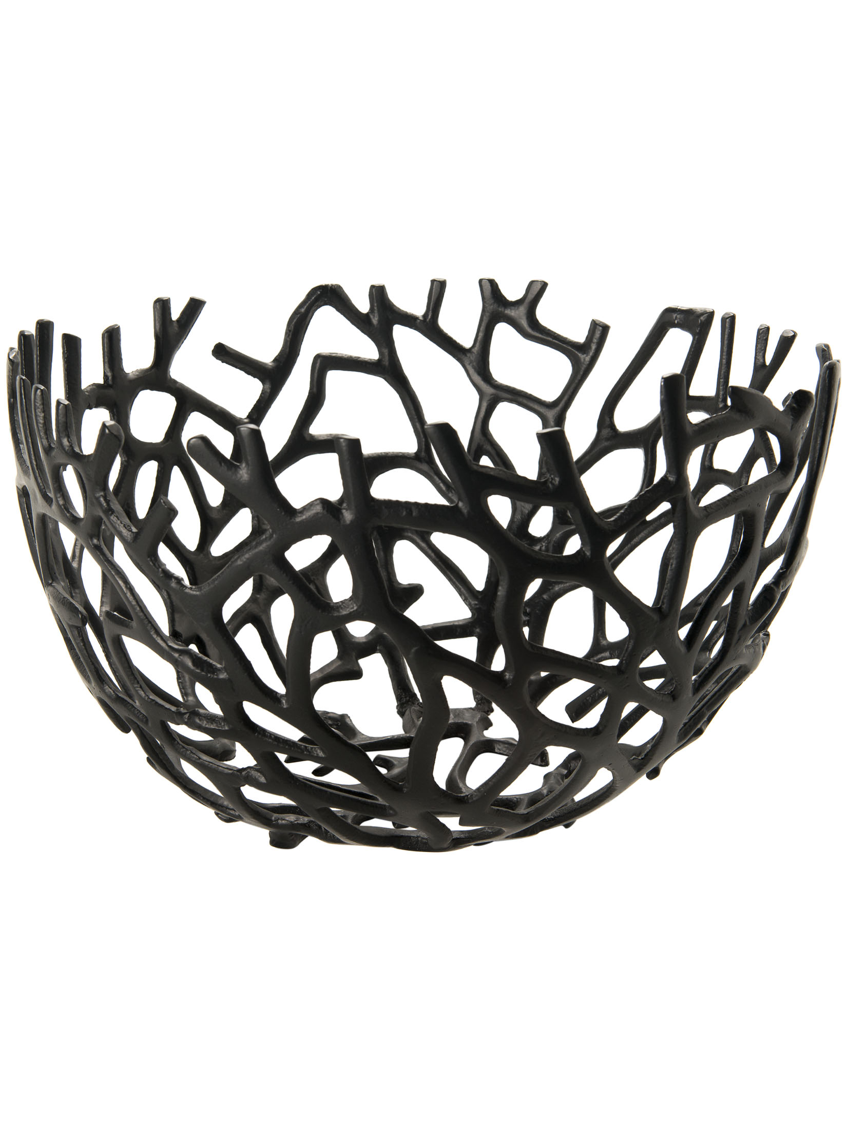 Twigs Deko-Schale, Schwarz