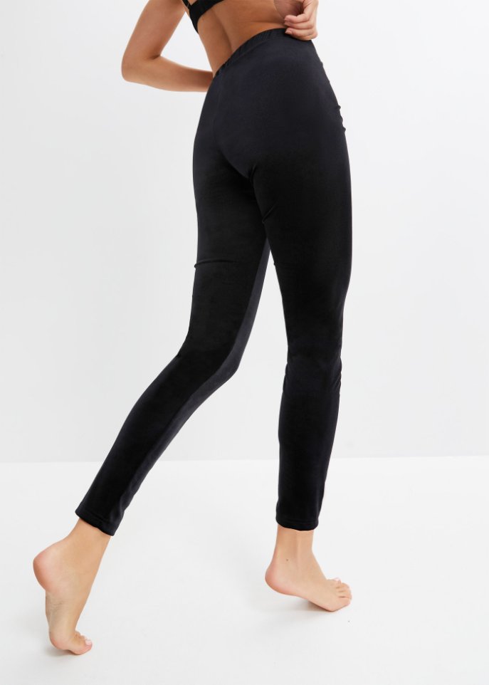 Leggings aus elastischem Samt