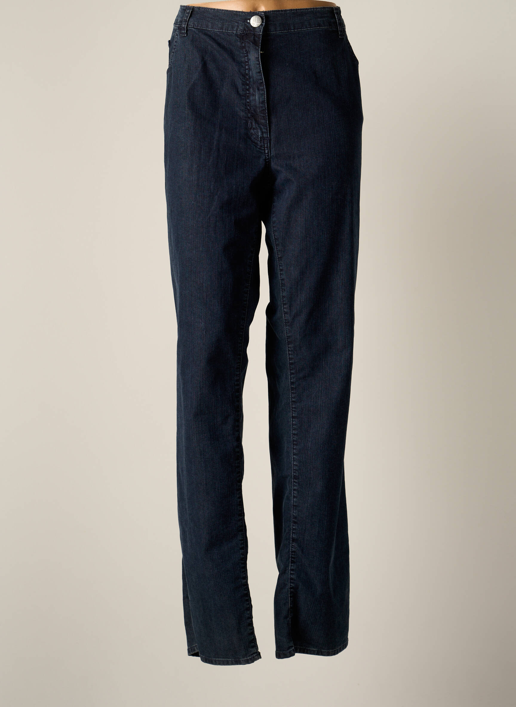 Christian Marry Jeans Coupe Droite Femme couleur bleu