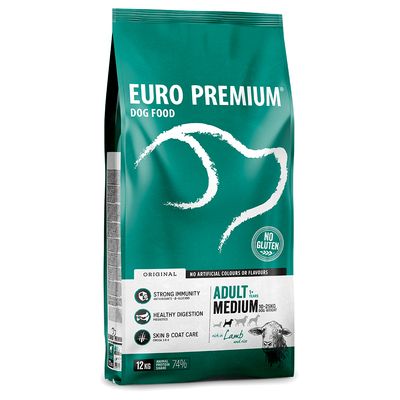 Euro Premium Medium Adult Lamm & Reis