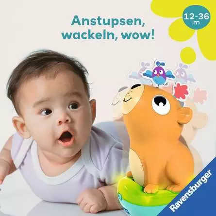 Ravensburger Play+ Musikalischer Stehauf-Kreisel