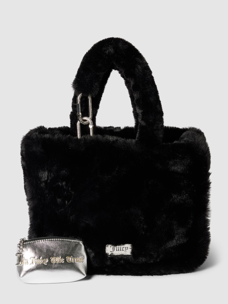Handtasche mit Magnetverschluss Modell 'BERRY' in schwarz