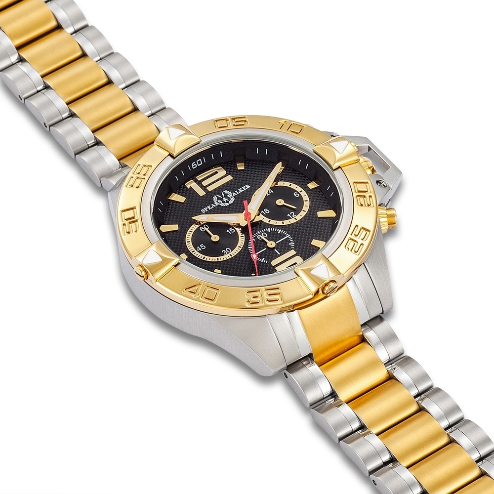 Spears & Walker Montre à quartz Varus II en Argent/or jaune Acier inoxydable en Argent/or jaune Montre
