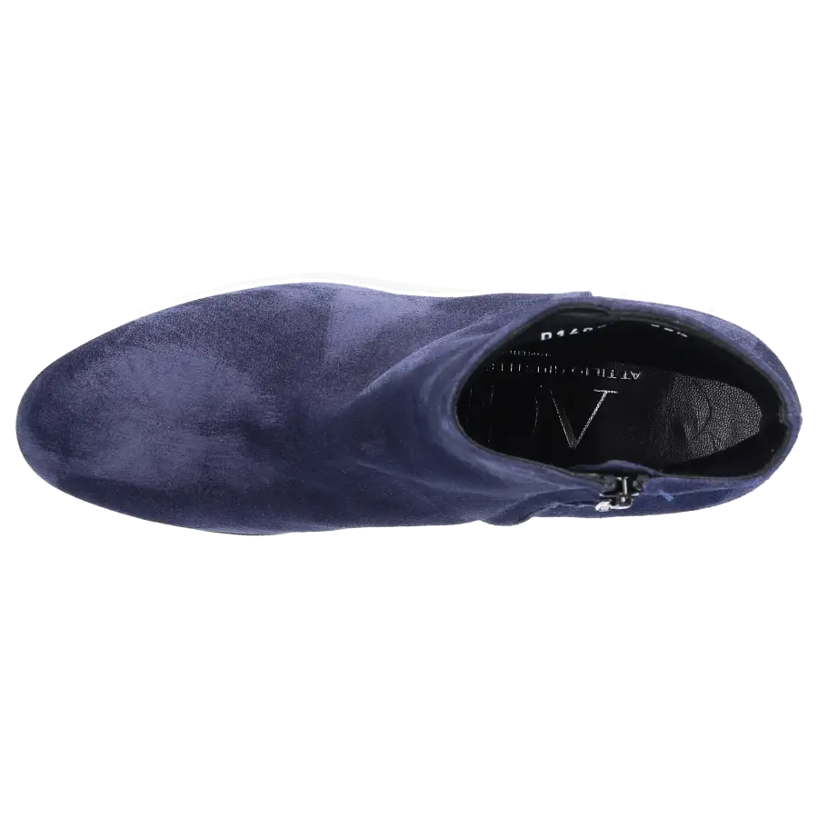 AGL Attilio Giusti Leombruni - Klassische Stiefeletten D140530 Veloursleder - blau