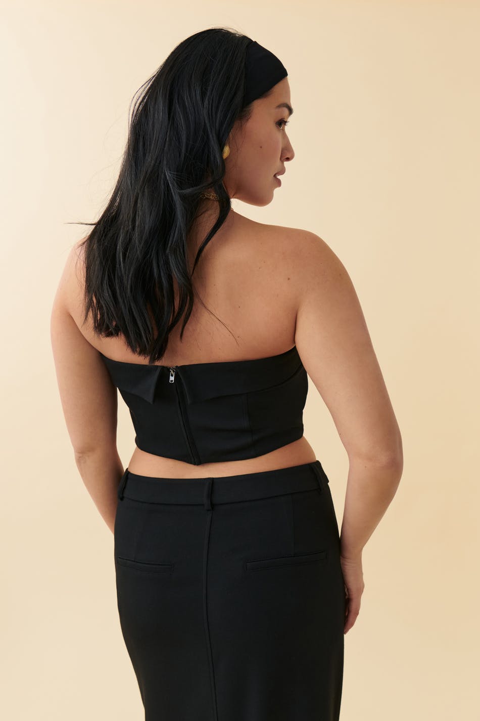 Corset tube top