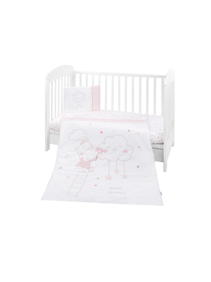 Kikkaboo Babybettwäsche 6-teilig in rosa günstig kaufen onesize