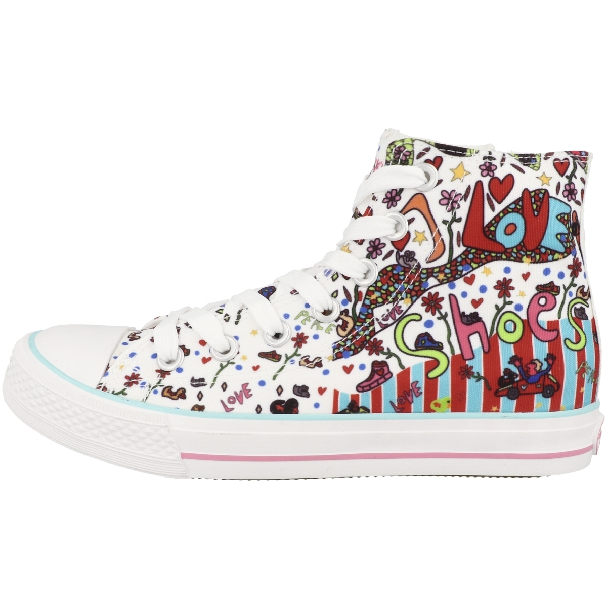 Dockers by Gerli 38AY697 X Art Limited Edition Sneaker mid weiss