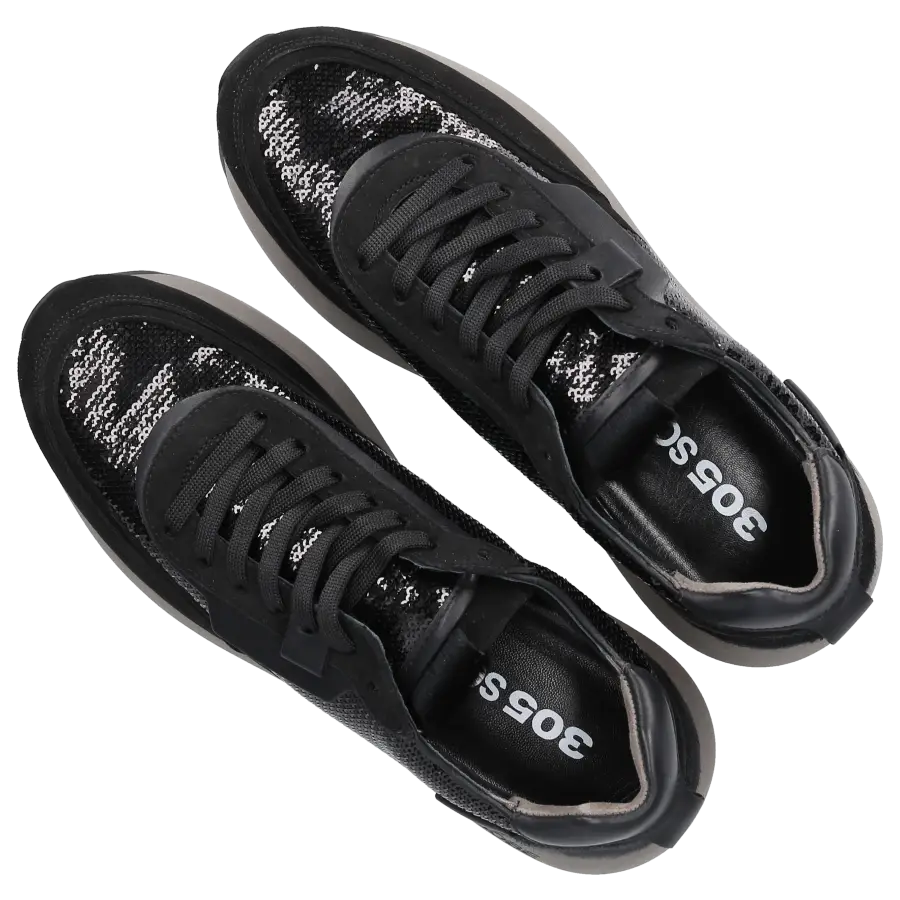 305 SOBE - Sneaker low LAGUNA Kalbsleder - schwarz