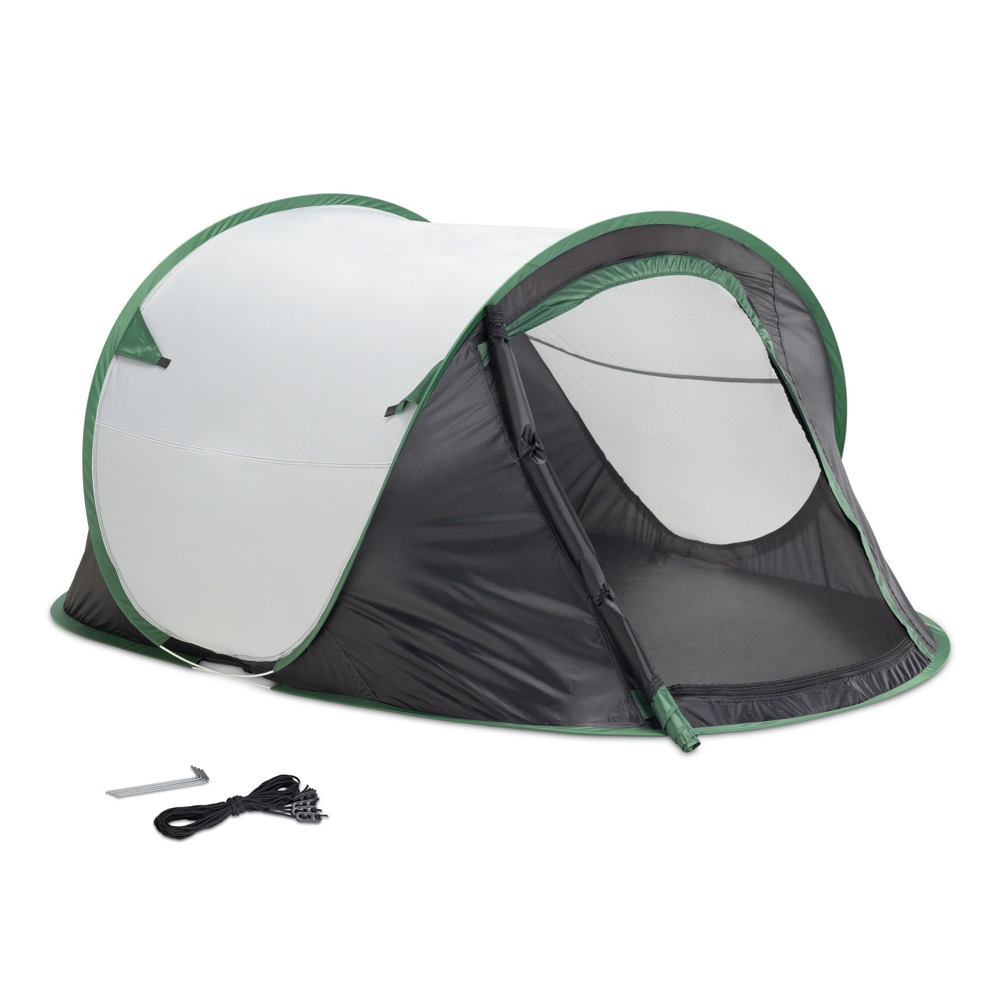 JEMIDI Wurfzelt Pop Up Wurfzelt 2 Personen - Camping & Trekkingzelt - leicht