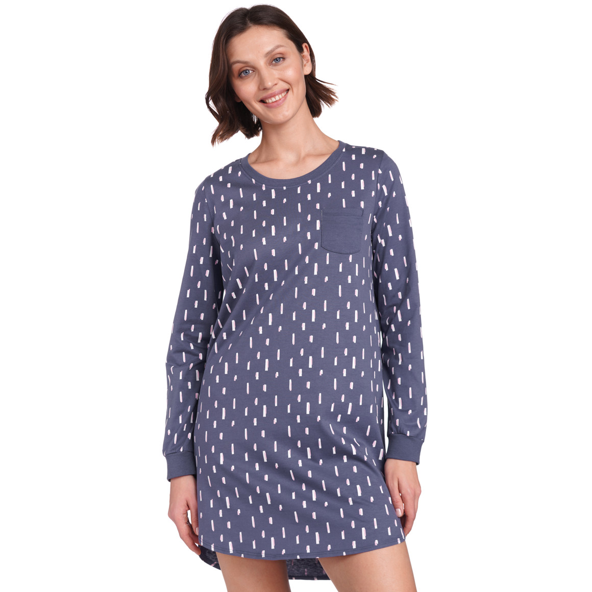 Damen Nachthemd mit Allover-Print