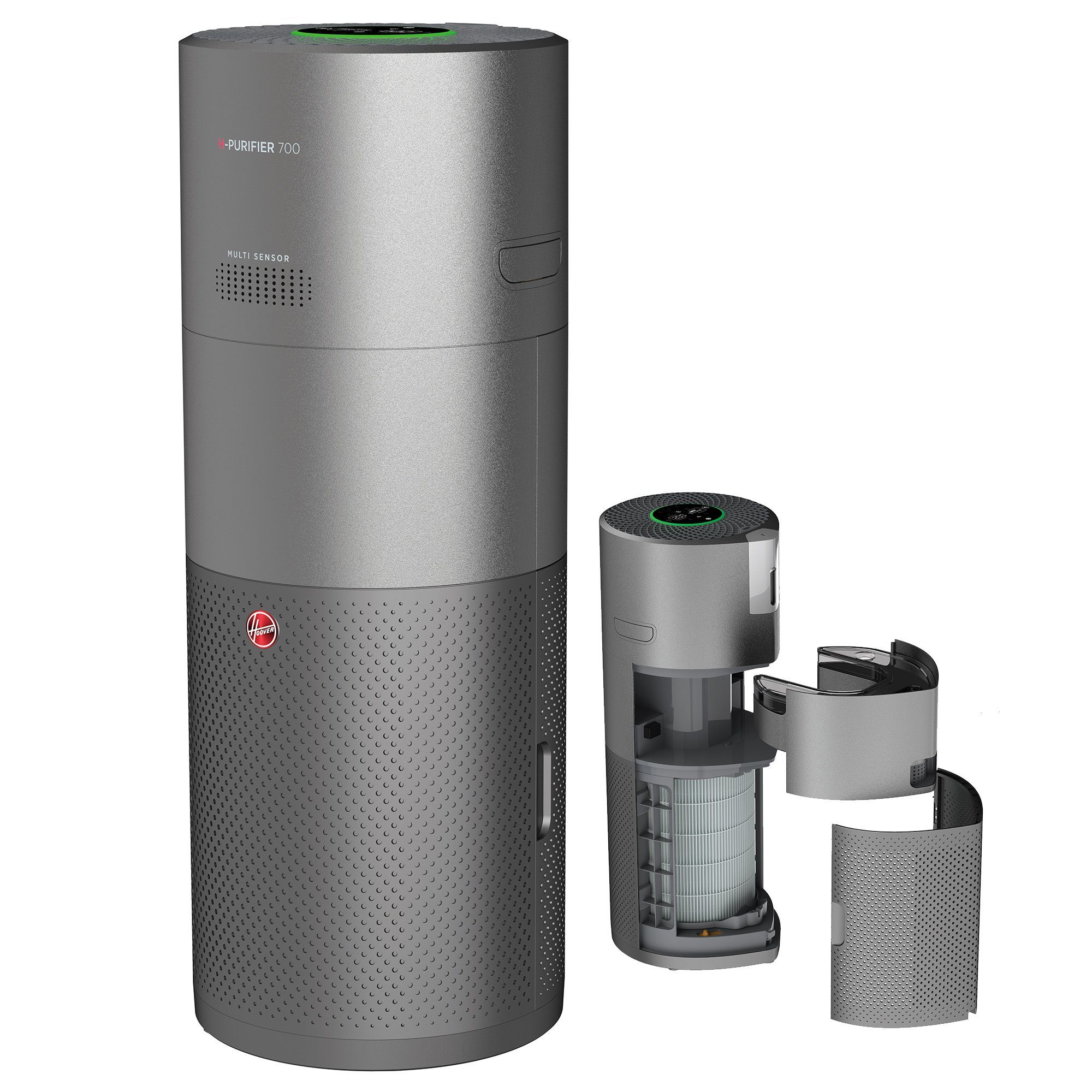 Hoover Luftreiniger HHP75CAH 011, für 110 m² Räume, Pollenerfassung und Inaktivierung, Aktivkohlefilter, Wi Fi / Bluetooth