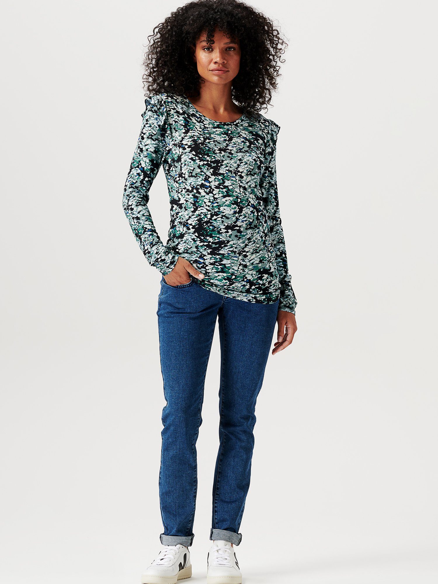 Noppies Umstandsshirt Noppies Langarmshirt Spiro (1-tlg)