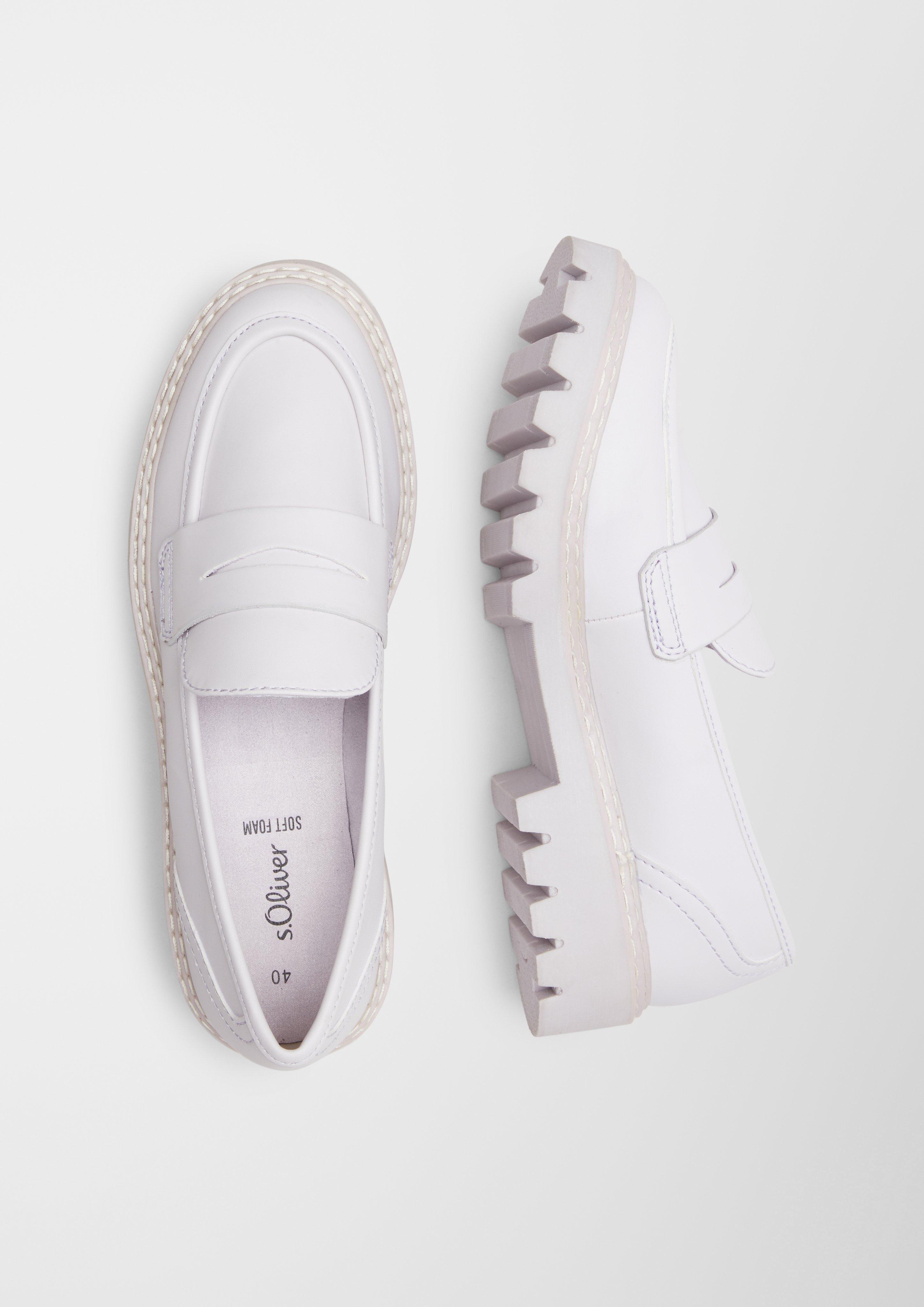 Loafer in Leder-Optik  6007346-597