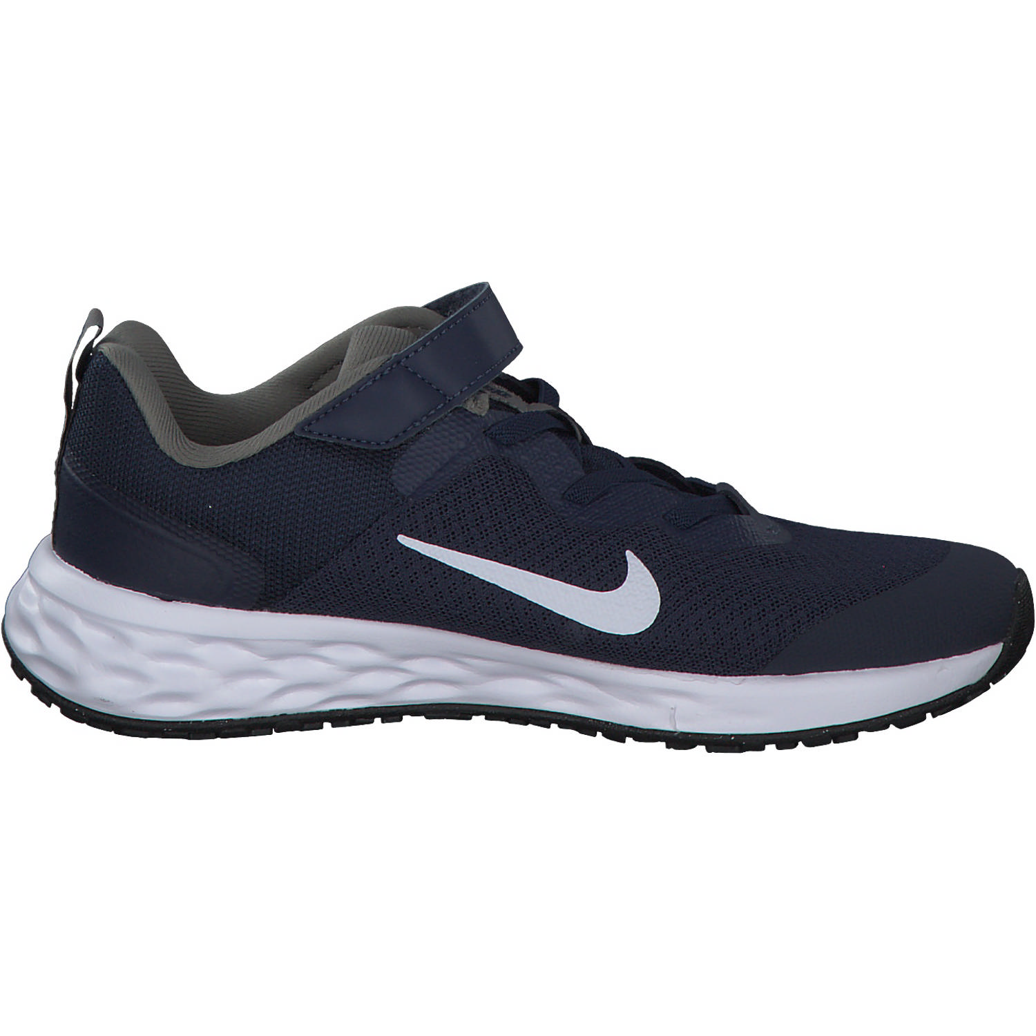 Nike Revolution 6 DD1095 M, Sneakers Low, Kinder, midnight navy/white-flat