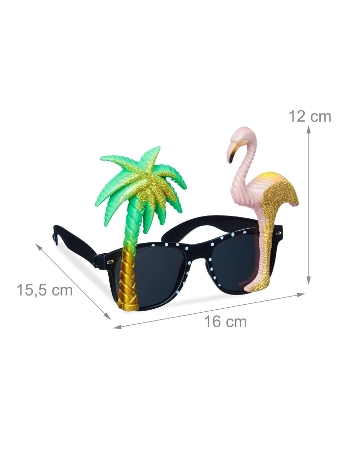 relaxdays 5 x Partybrille in Bunt günstig kaufen onesize