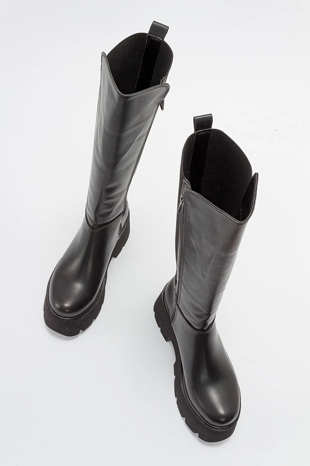 LuviShoes  Schwarze Damenstiefel