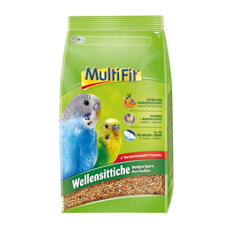 MultiFit Hauptfutter MultiFit Wellensittichfutter 1 kg