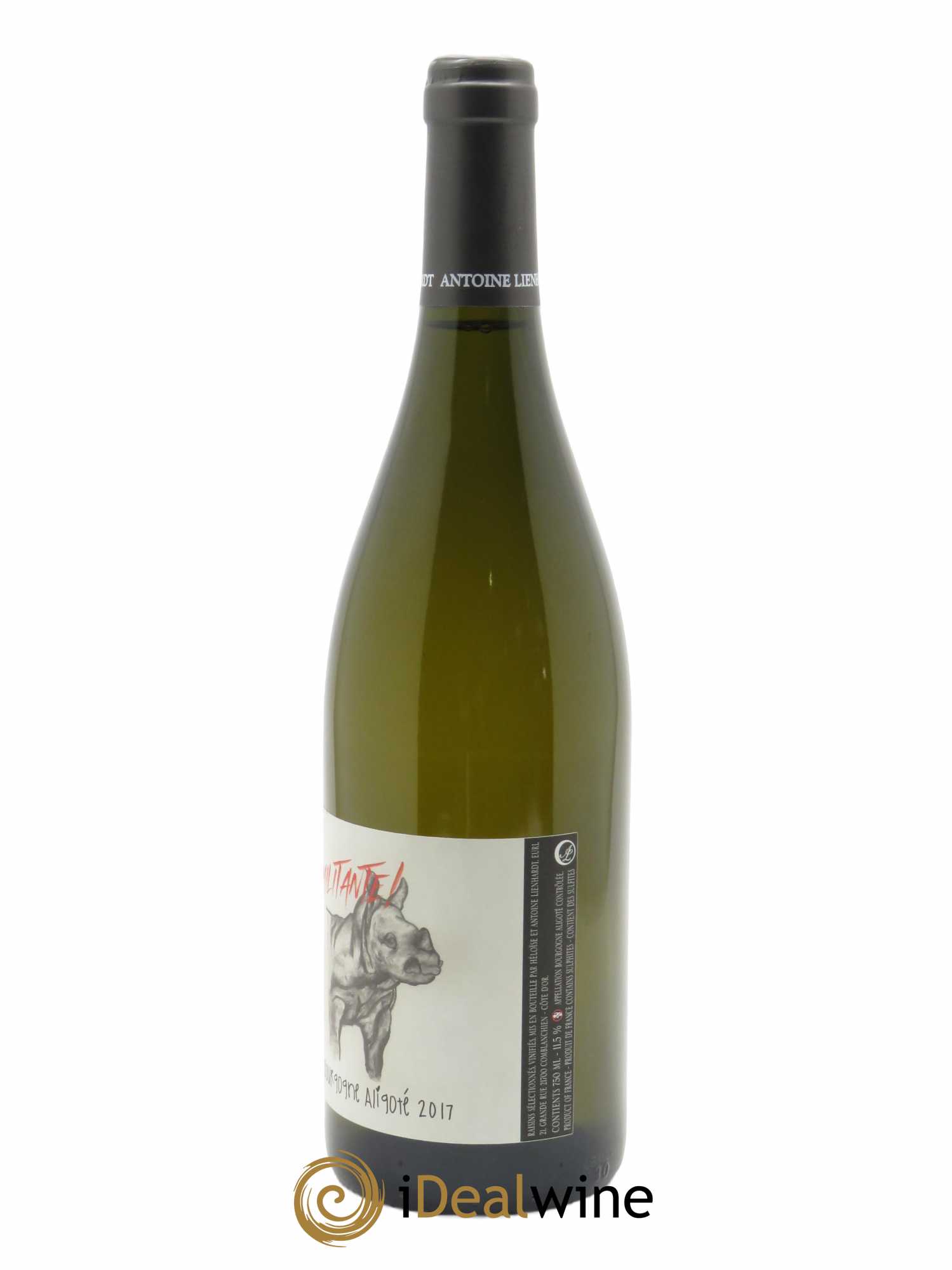 Bourgogne Aligoté La Militante Antoine Lienhardt  2017 - Lot de 1 Bouteille